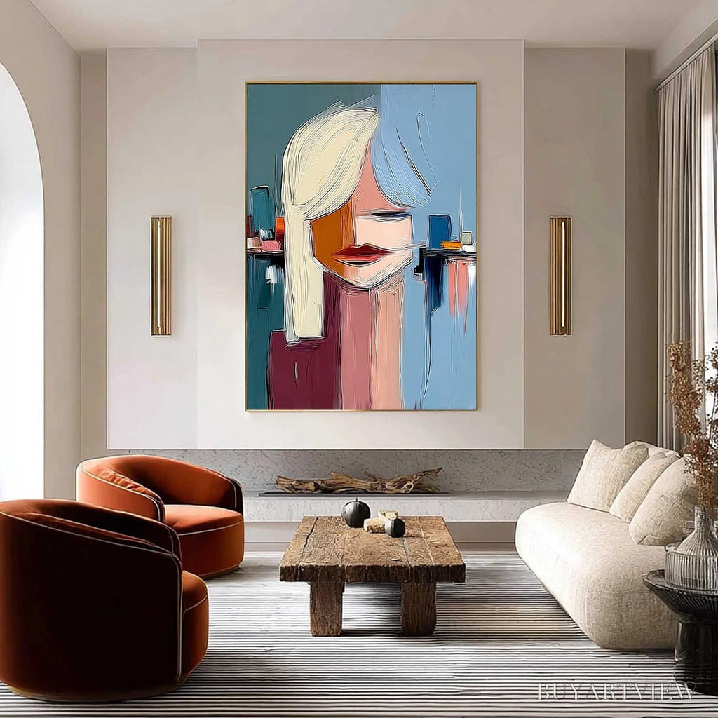 ARTOVITAS Urban Muse – Modern Abstract Portrait - image 4