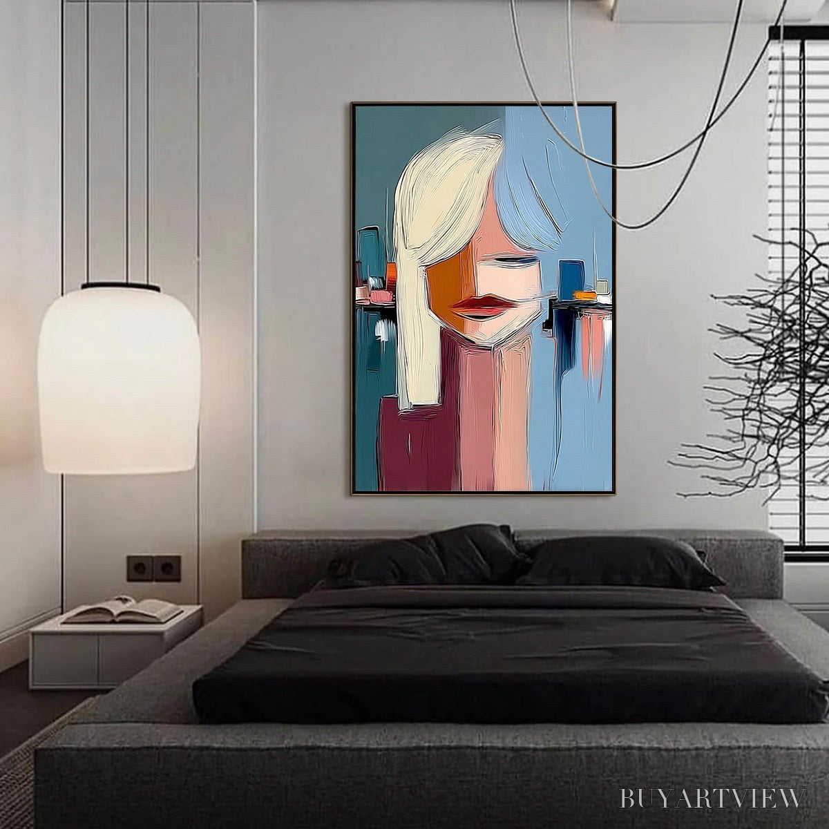 ARTOVITAS Urban Muse – Modern Abstract Portrait - image 6