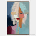 ARTOVITAS Mosaic of Thoughts – Abstract Textured Portrait for Modern Decor - image 1