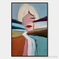 ARTOVITAS Eclat – Modern Abstract Portrait Oil Painting with Textured Brushstrokes - image 1