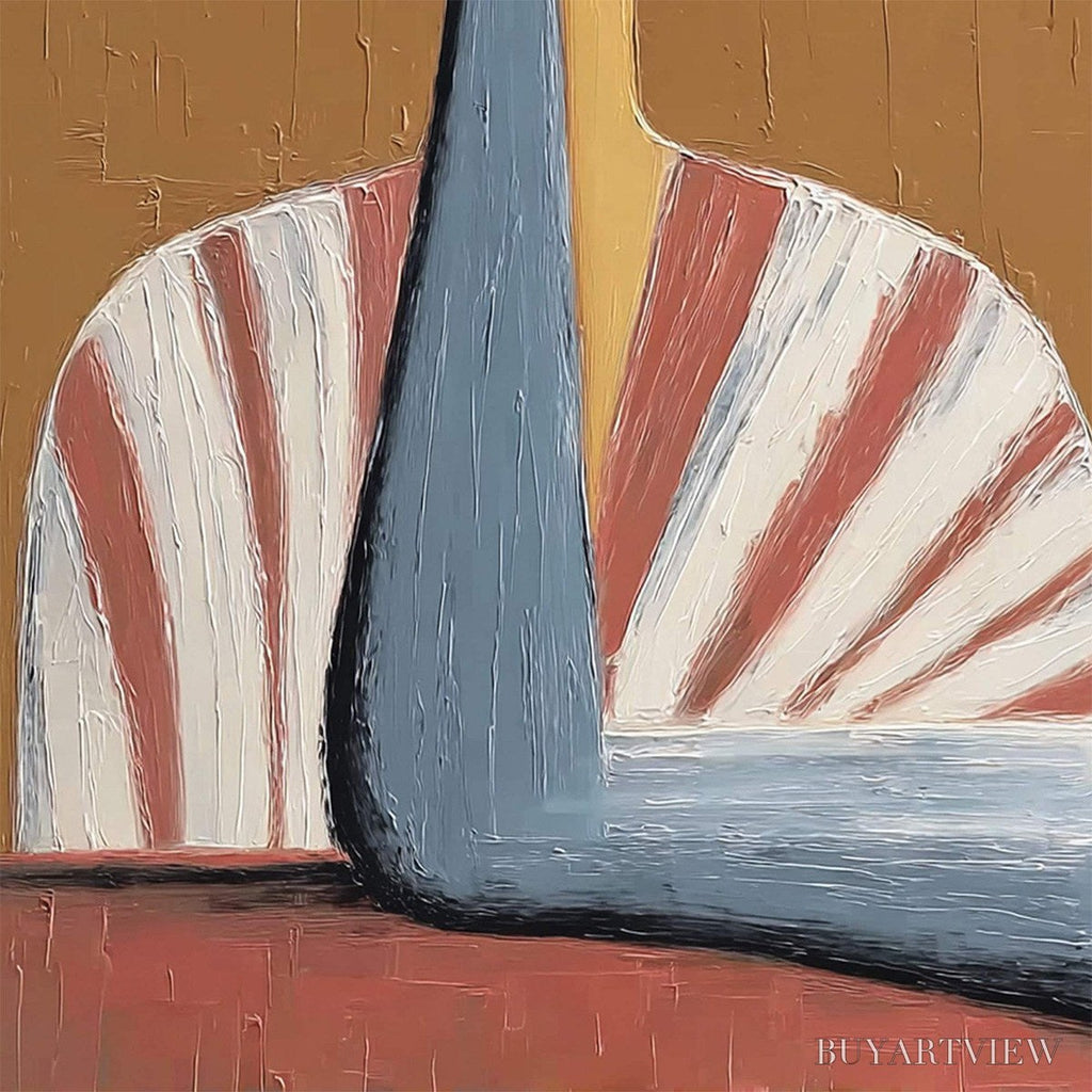ARTOVITAS the Muse – Textured Figurative Portrait Oil Painting for Modern Decor - image 5