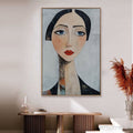 ARTOVITAS Ready to Ship | Serene Gaze | 28''X40'' | 70x100cm | Wood Frame - image 1