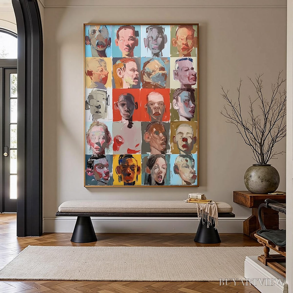 ARTOVITAS Chorus of Faces – Expressive, Textured Portrait Series - image 2