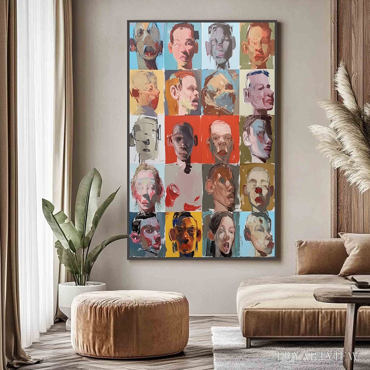 ARTOVITAS Chorus of Faces – Expressive, Textured Portrait Series - image 4