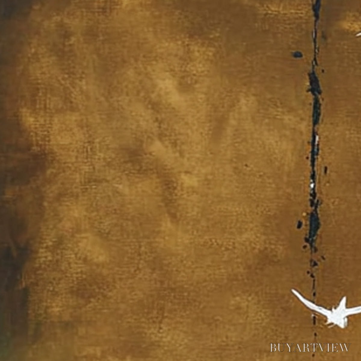 ARTOVITAS Ascension – Wabi Sabi Inspired Abstract Bird Painting - image 5