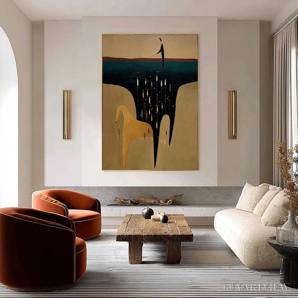 ARTOVITAS the Ferryman'S Passage – Vertical Abstract Figurative - image 4