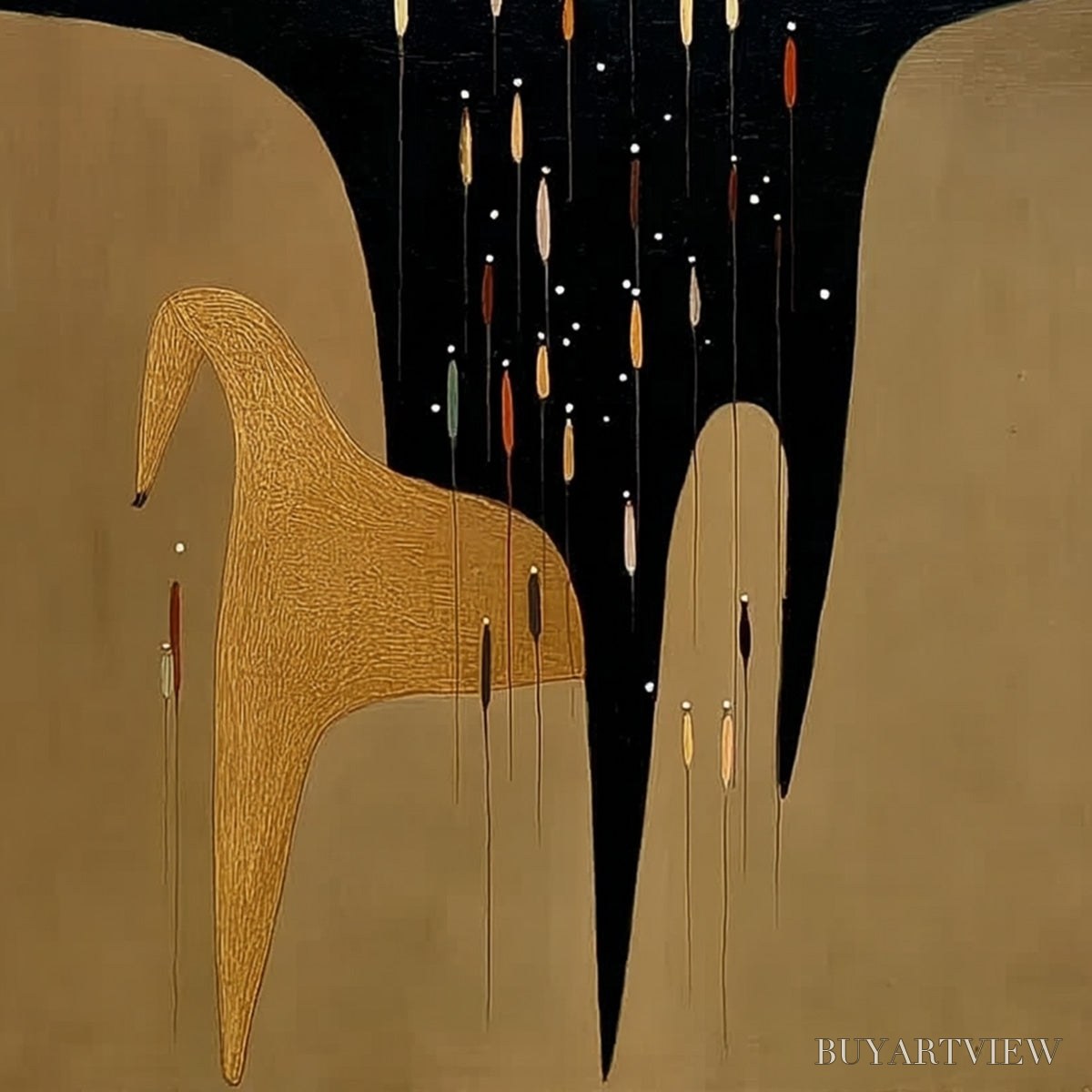 ARTOVITAS the Ferryman'S Passage – Vertical Abstract Figurative - image 5