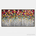 ARTOVITAS Festival – Colorful Abstract Floral Impasto Painting - image 1