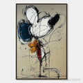 ARTOVITAS Spontaneous Bloom – Large Abstract Floral Impasto Oil Painting on Canvas - image 1