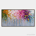 ARTOVITAS Petal-Rain-Heavy-Texture-Impasto-Floral-Abstract - image 1