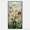 ARTOVITAS Garden Serenade Impasto Floral Painting | Textured Oil - image 1