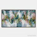 ARTOVITAS Blossom Reverie – Textured Abstract Floral Impasto Oil Painting - image 1