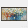 ARTOVITAS Symphony in Bloom – Vibrant Textured Palette Knife Floral Painting - image 1