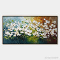 ARTOVITAS Tuscan Bloom – Textured Palette Knife Floral Oil Painting - image 1