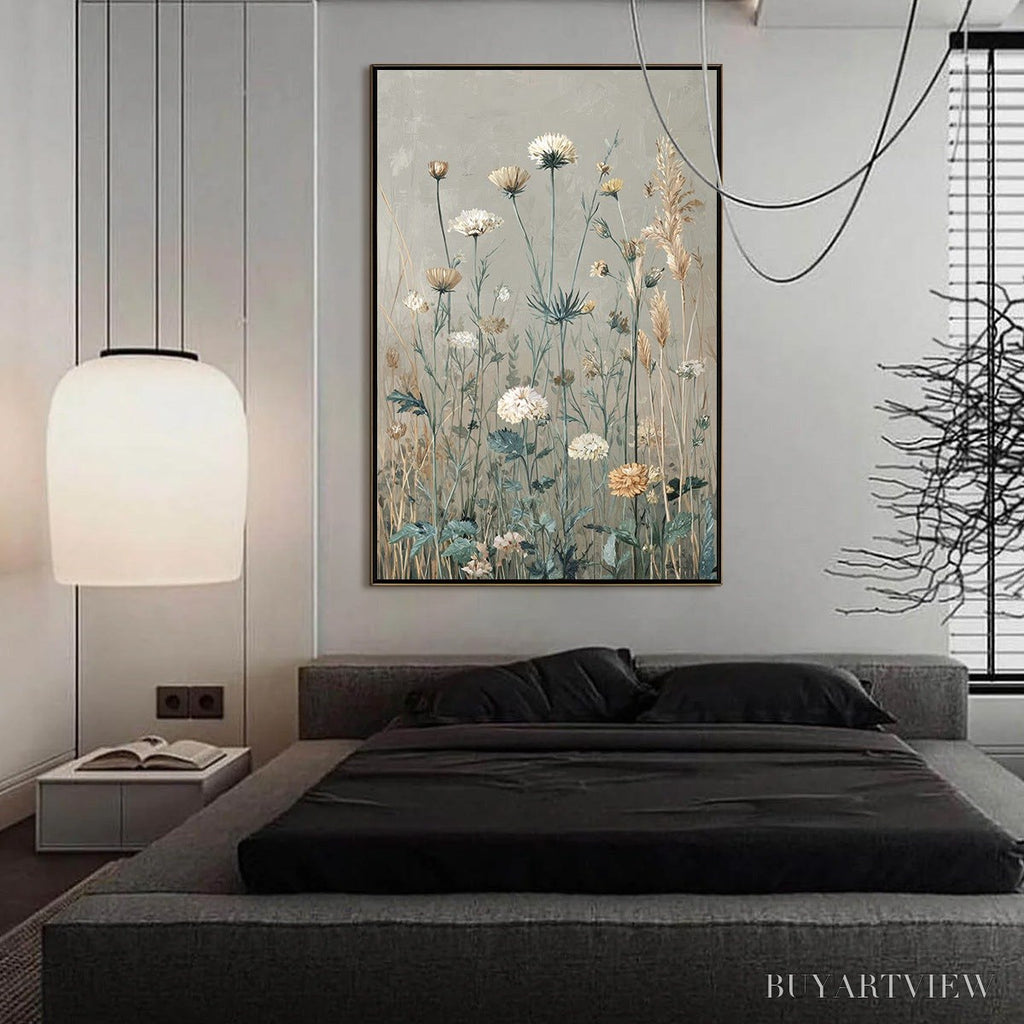 ARTOVITAS Whispering Meadow – Vintage Botanical Wildflower Painting - image 6