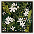ARTOVITAS Midnight Garden – Dark Botanical Floral Painting - image 1