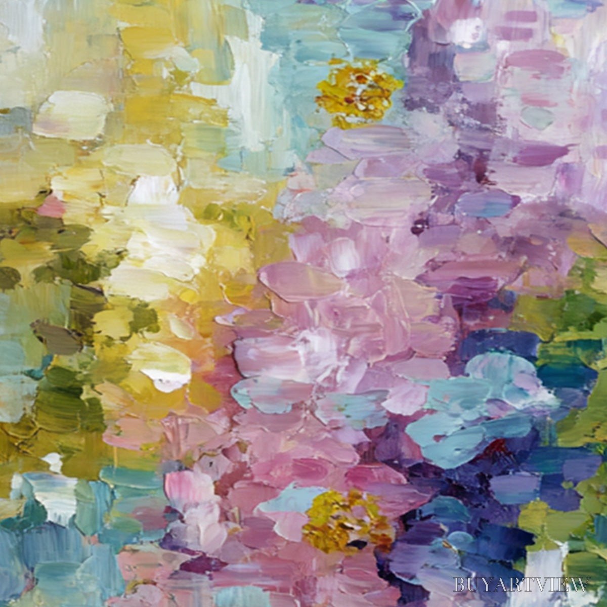 ARTOVITAS Garden Reverie – Colorful Abstract Floral Impasto Painting Set - image 5