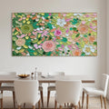 ARTOVITAS Ready to Ship | Garden Rhapsody | 28''X56'' | 70x140cm | Gold Frame - image 1