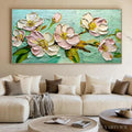 ARTOVITAS Ready to Ship | Blossom Serenade – Textured Impasto Floral Oil Painting - image 1