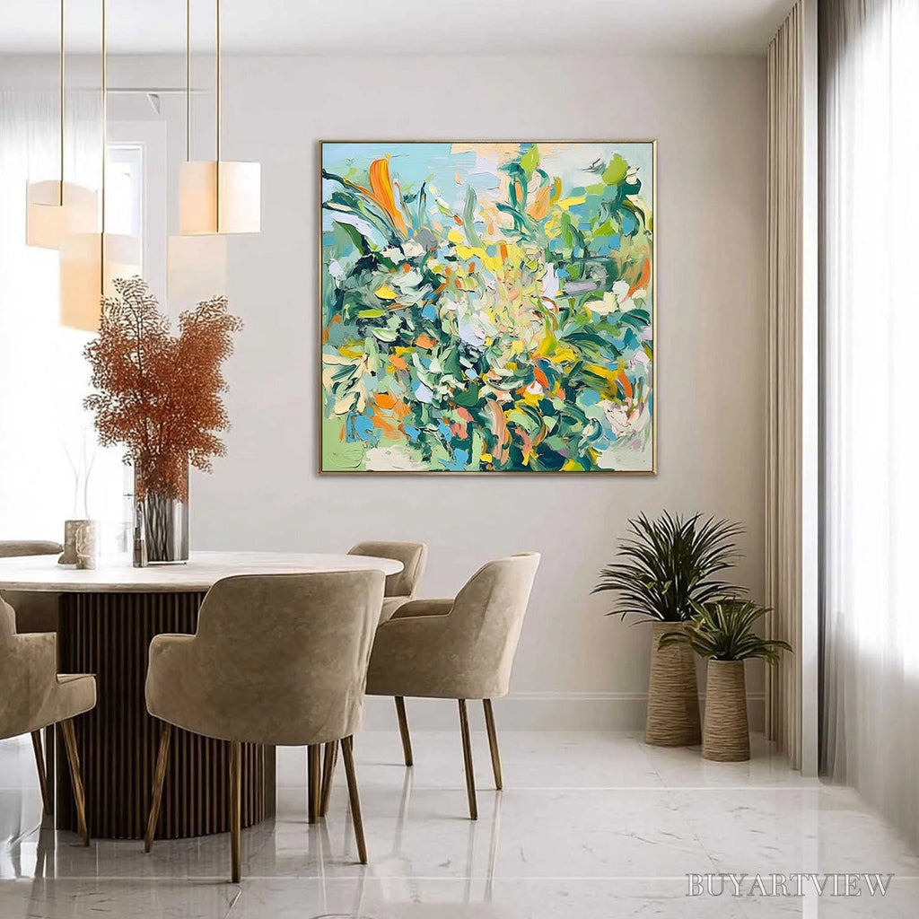 ARTOVITAS Botanical Whirl – Abstract Impressionist Floral Painting - image 3