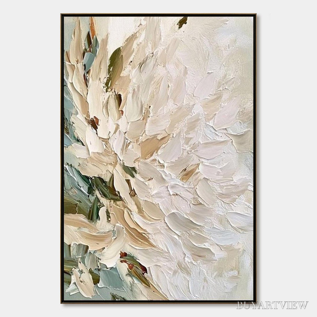 ARTOVITAS Petals of Dawn – Textured Impressionist Floral Oil Painting - image 1