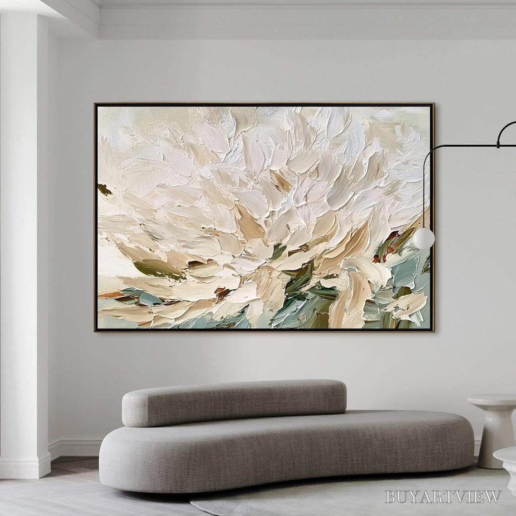 ARTOVITAS Petals of Dawn – Textured Impressionist Floral Oil Painting - image 2