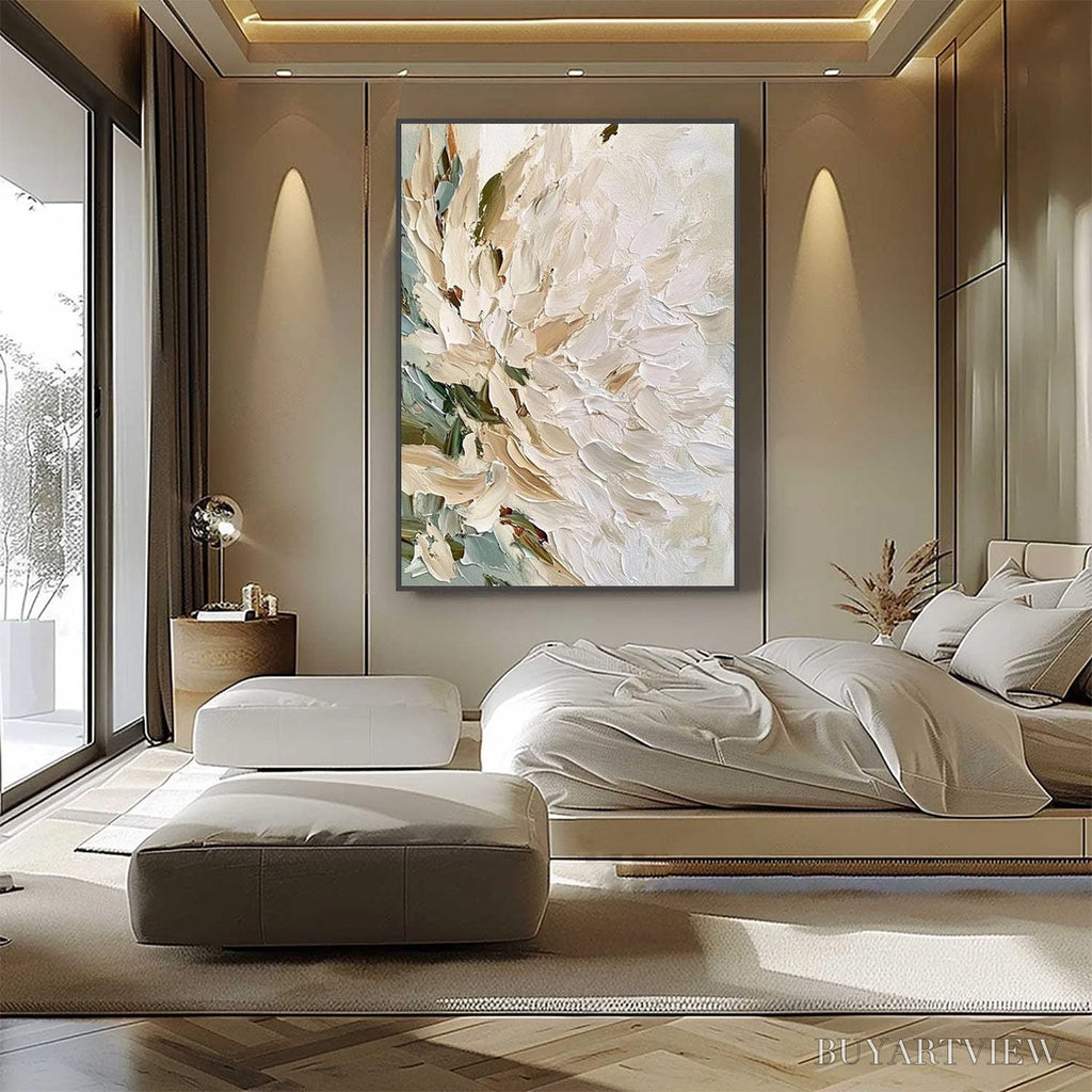 ARTOVITAS Petals of Dawn – Textured Impressionist Floral Oil Painting - image 5