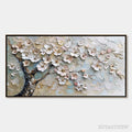 ARTOVITAS Blossom Serenade – Textured Impasto Cherry Blossom Painting - image 1
