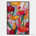 ARTOVITAS Garden Melody – Textured Impasto Floral Oil Painting - image 1
