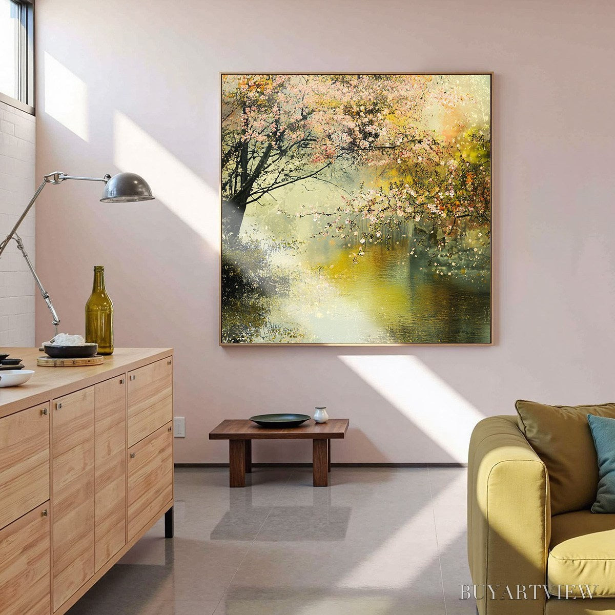 ARTOVITAS Spring Reverie – Impressionist Floral Landscape Oil Painting - image 2