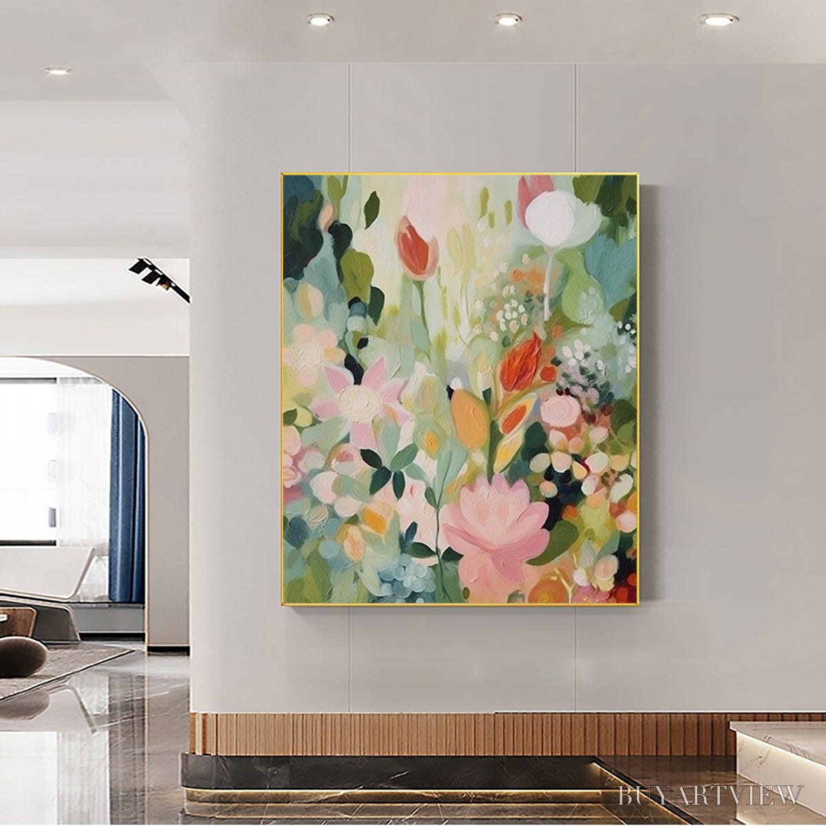ARTOVITAS Secret Garden – Dreamy Floral Oil Painting - image 2