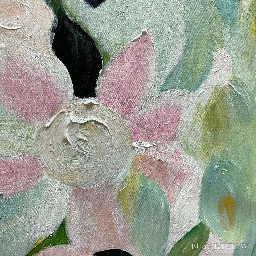 ARTOVITAS Secret Garden – Dreamy Floral Oil Painting - image 3
