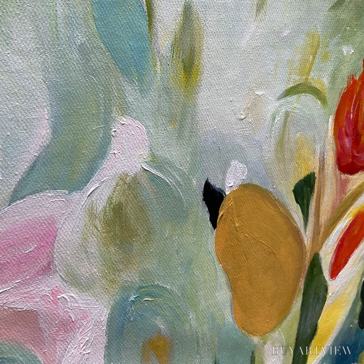 ARTOVITAS Secret Garden – Dreamy Floral Oil Painting - image 5