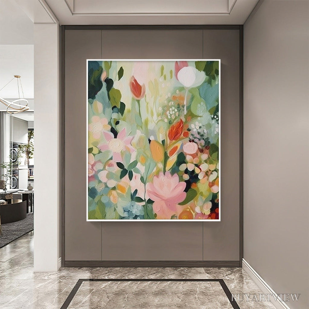ARTOVITAS Secret Garden – Dreamy Floral Oil Painting - image 6