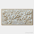 ARTOVITAS Golden Blossoms – Textured Floral Oil Painting - image 1