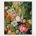 ARTOVITAS Garden'S Grace – Textured Floral Still Life Oil Painting - image 1