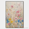 ARTOVITAS Whispering Meadow – Textured Floral Impasto Oil Painting - image 1