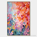 ARTOVITAS Blooming Rhapsody – Textured Impasto Floral Oil Painting - image 1