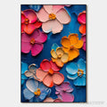 ARTOVITAS Jewel Garden – Colorful Impasto Floral Oil Painting on Canvas - image 1