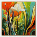 ARTOVITAS Botanical Symphony – Modern Abstract Floral Oil Painting - image 1
