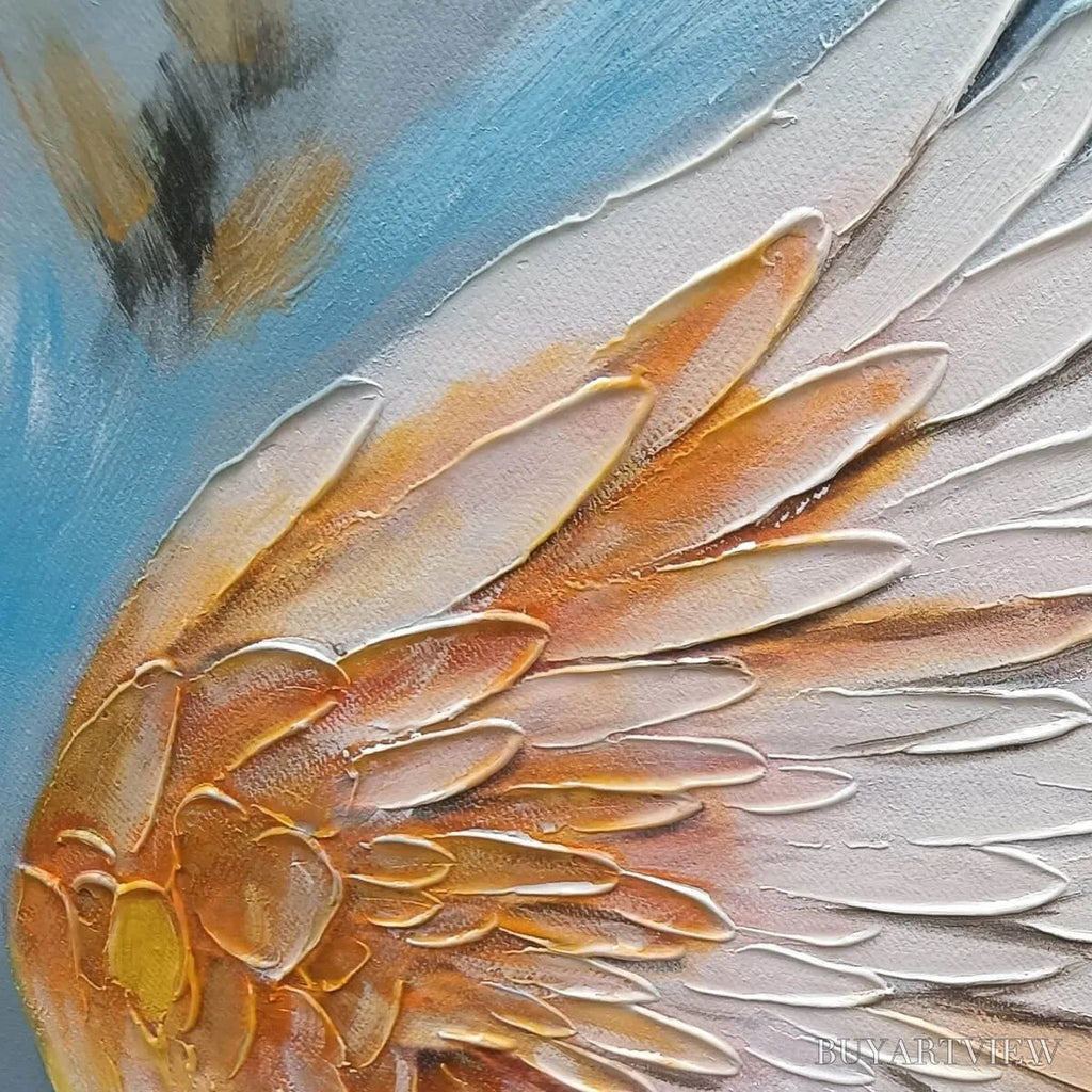 ARTOVITAS Floral Flight – Textured Floral Wings Oil Painting on Canvas - image 5
