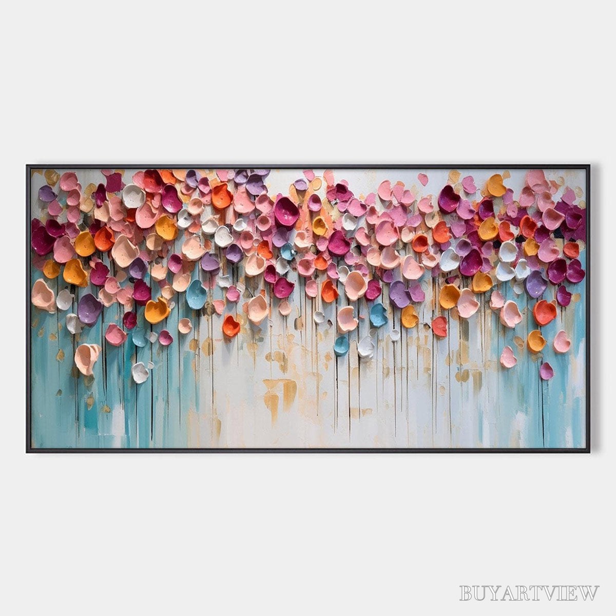 ARTOVITAS Vibrant Petals-A Burst of Colors in Oil Painting - image 1
