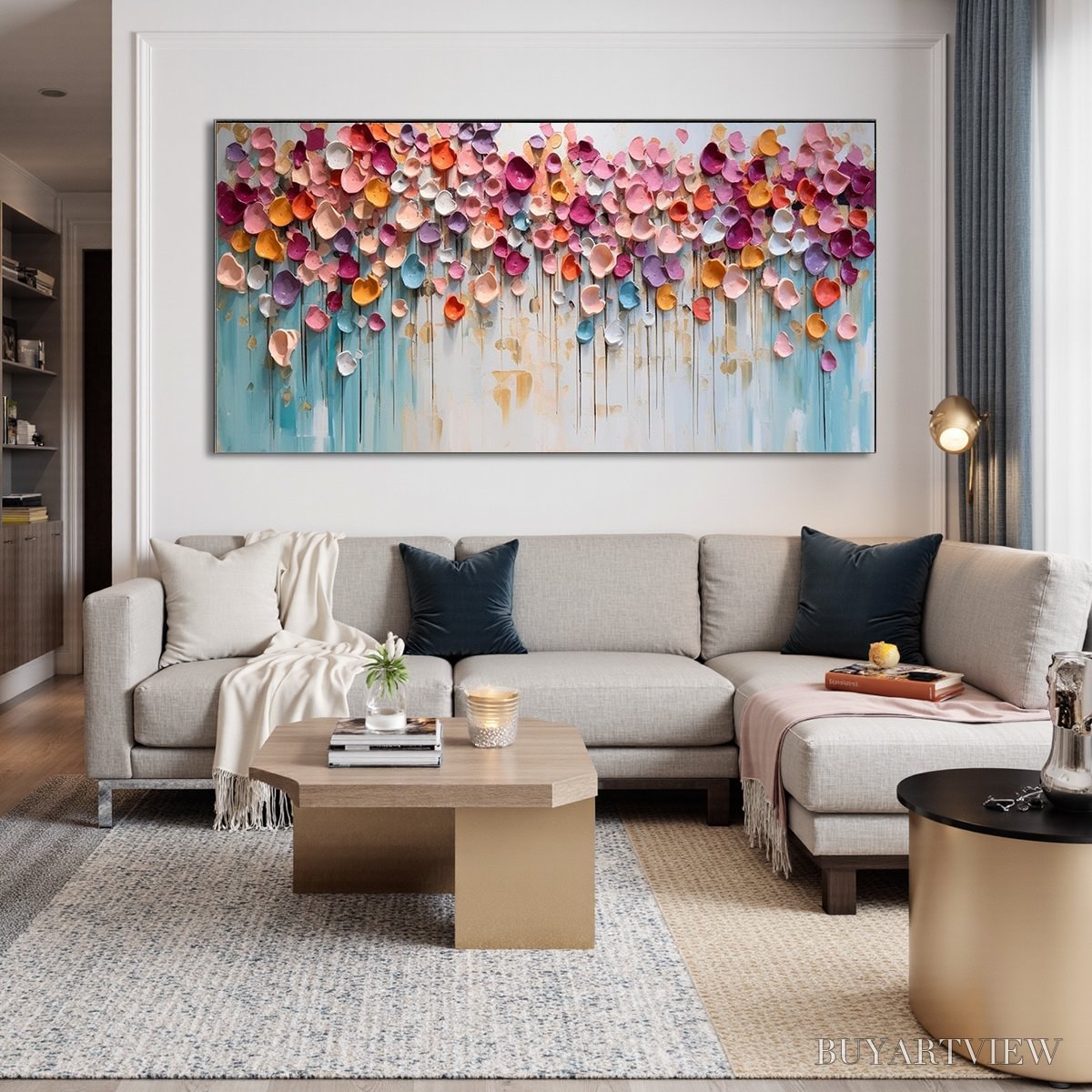 ARTOVITAS Vibrant Petals-A Burst of Colors in Oil Painting - image 2