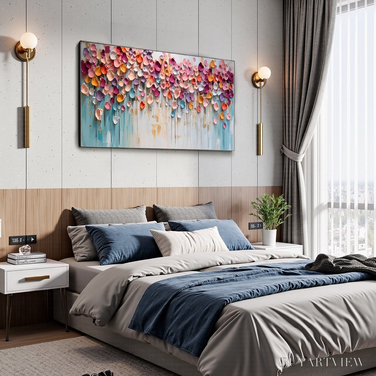 ARTOVITAS Vibrant Petals-A Burst of Colors in Oil Painting - image 4