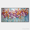 ARTOVITAS Colorful Petals Oil Painting - Abstract Floral - image 1