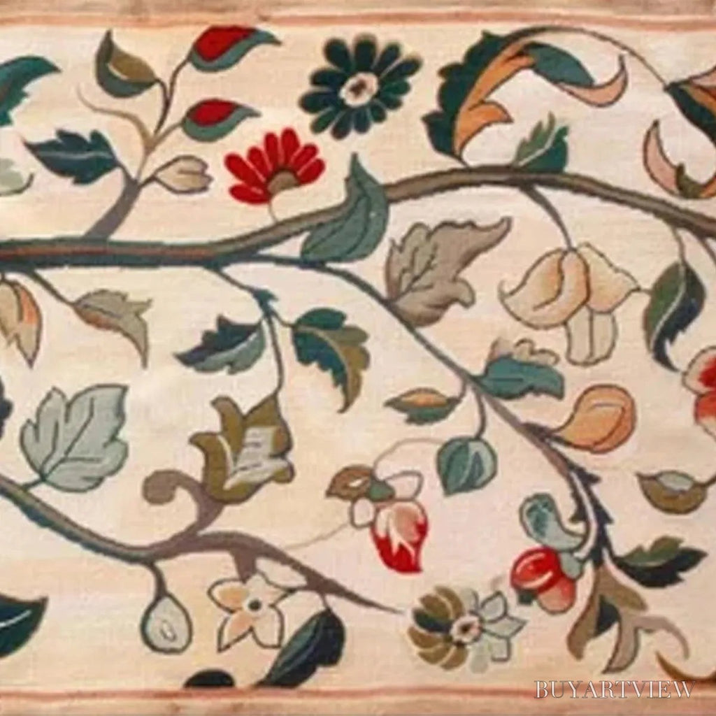 ARTOVITAS Flowering Branch Tapestry Panoramic – Floral Tapestry Painting, Panoramic - image 6