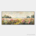 ARTOVITAS Wild Flower Field Panoramic – Wildflower Painting, Panoramic - image 1