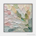 ARTOVITAS Pastel Dream – Square Textured Impasto Floral Painting - image 1