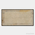 ARTOVITAS Desert Beads – Neutral Dot Texture Panoramic Painting - image 1