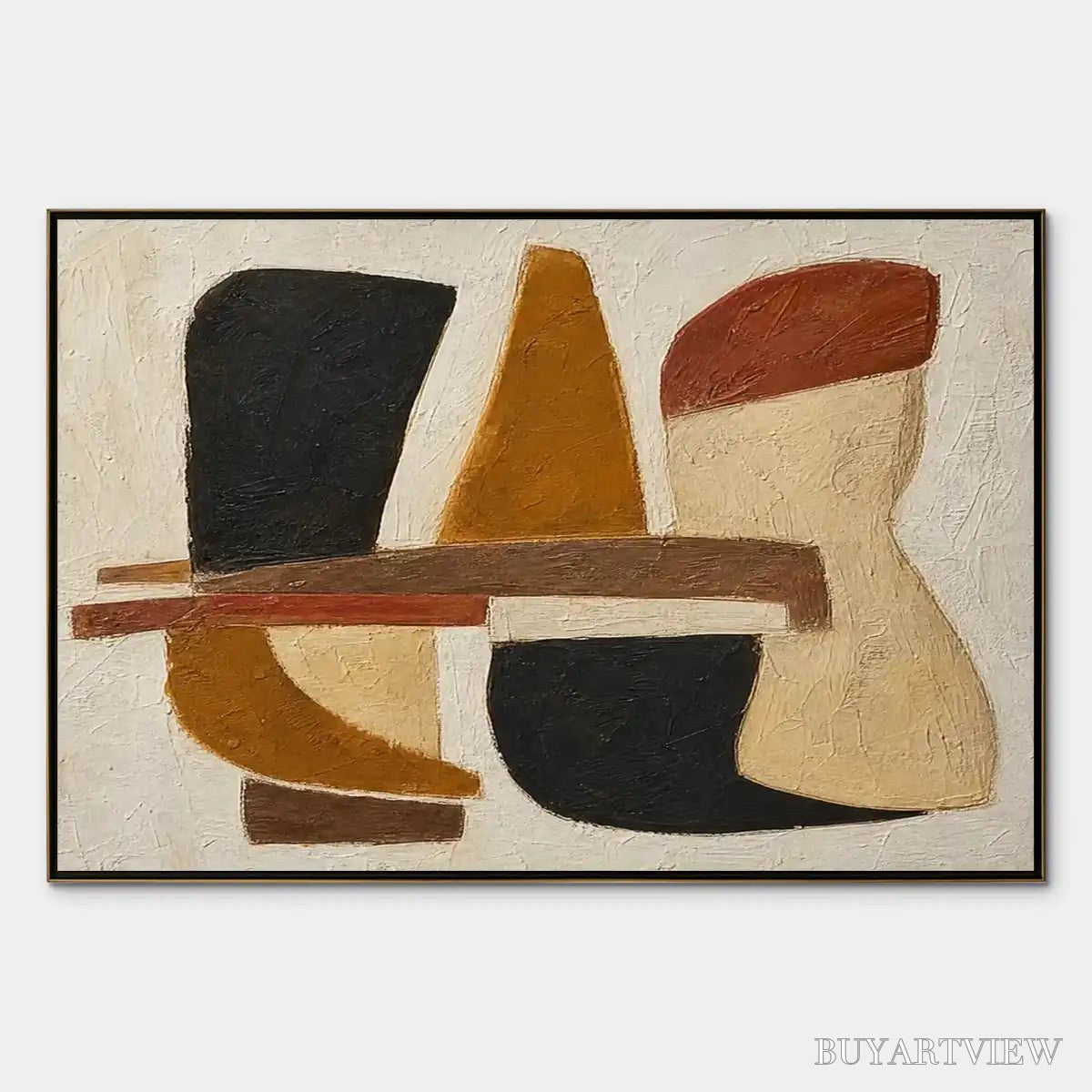 ARTOVITAS Desert Modern – Earth Tone Modern Abstract - image 1